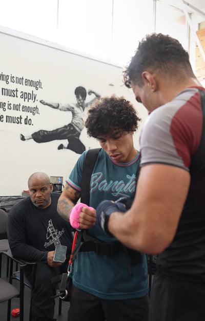 Elijah Brown training with Shadow Striker